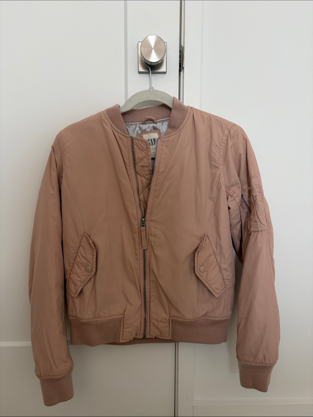 GAP Dusty Rose Bomber Jacket